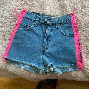 LF tie up shorts